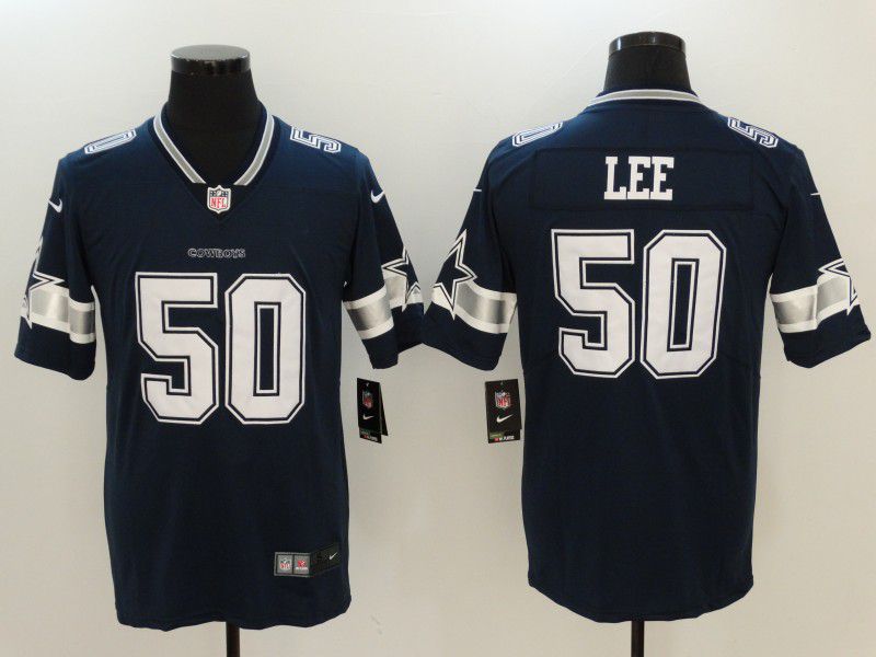 Men Dallas Cowboys 50 Sean Lee Blue Nike Vapor Untouchable Limited NFL Jerseys